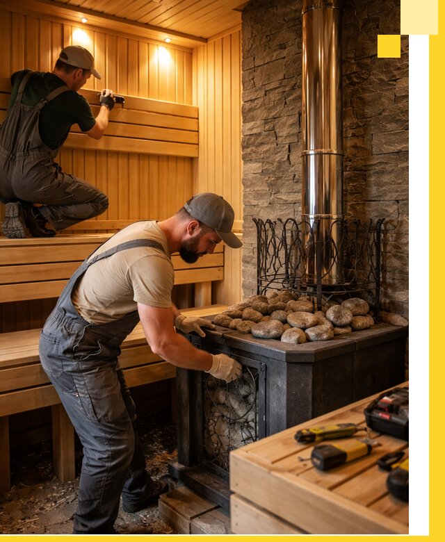 Комплексный дизайн бань, саун и зон отдыха в Каменске-Уральском