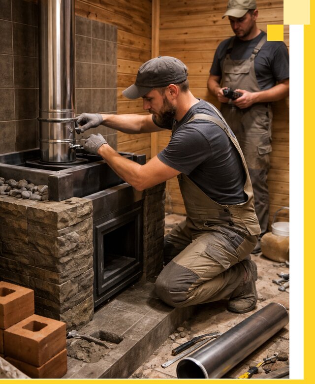 Изготовление и установка банных печей под ключ в Каменске-Уральском