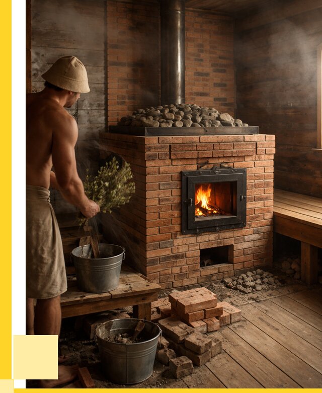 Кирпичные банные печи в Каменске-Уральском от 95742 р. | ЭриданКмн