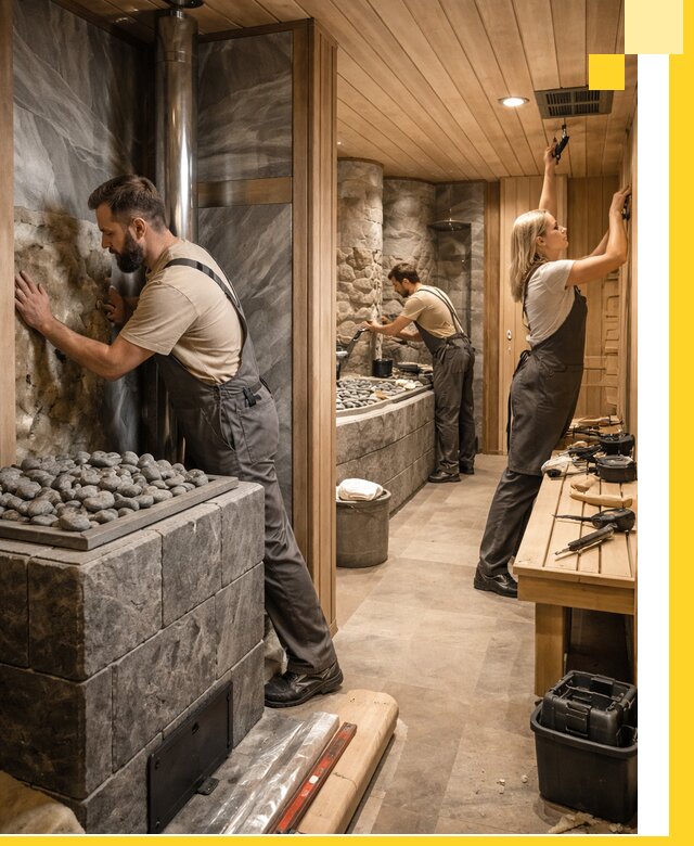 Строительство бань и SPA процедур в Каменске-Уральском под ключ и отделкой