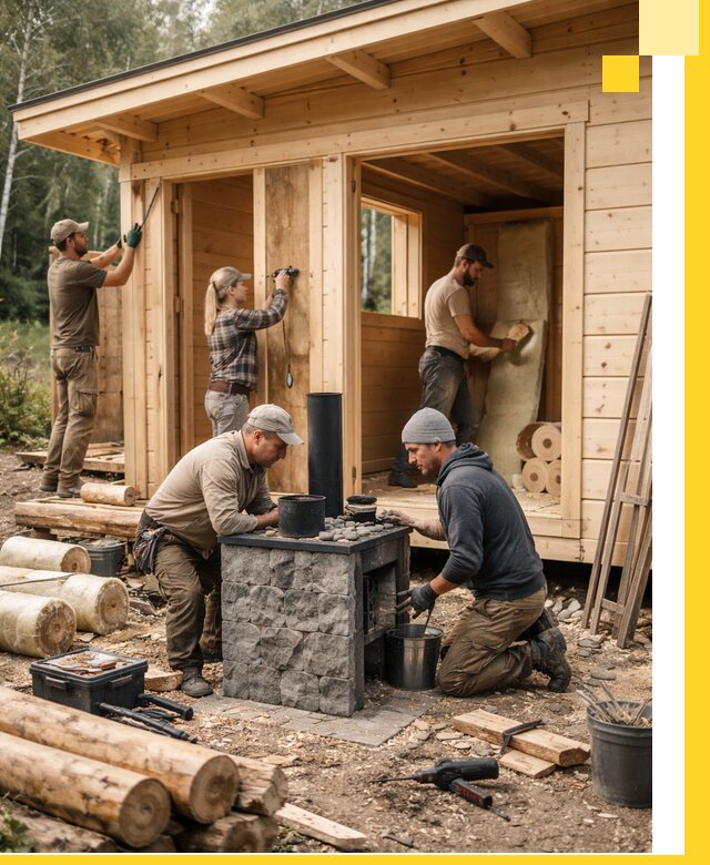 Купить баню под ключ в Каменске-Уральском строительство монтаж отделка