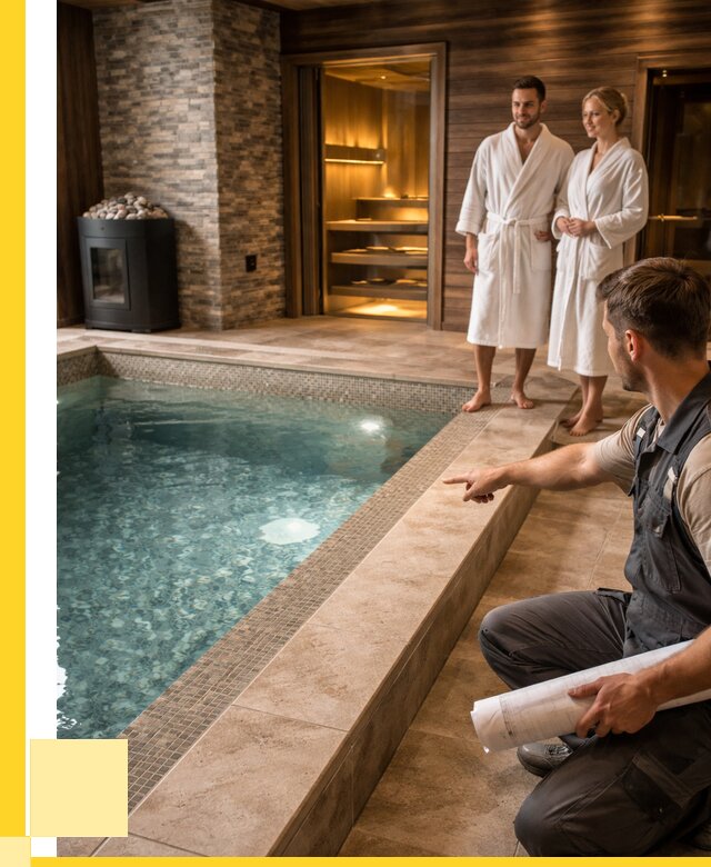 Проект бани с бассейном под ключ в Каменске-Уральском от 69147 р. | ЭриданКмн