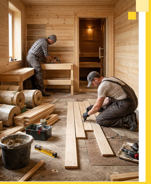 Индивидуальный проект бани с комнатой отдыха под ключ в Каменске-Уральском