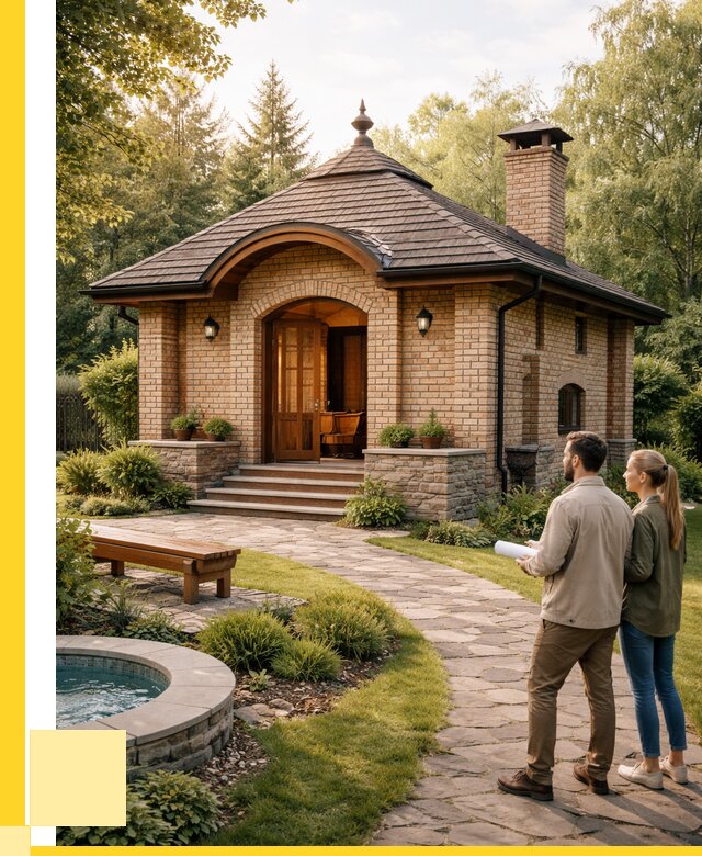 Проект кирпичной бани в Каменске-Уральском от 31914 р. | ЭриданКмн