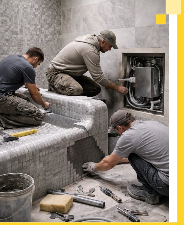 Проекты хамамов под ключ в Каменске-Уральском и дизайн и строительство