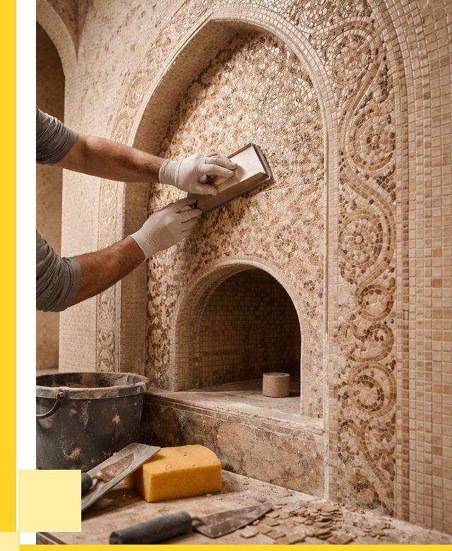 Мозаика для хамама в Каменске-Уральском под ключ от 5319 р. | ЭриданКмн