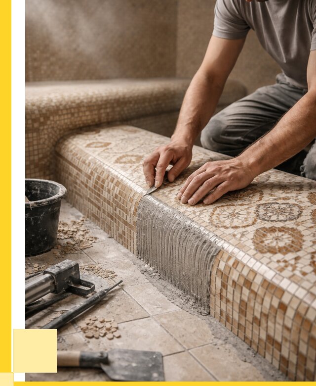 Плитка для хамама под ключ в Каменске-Уральском от 3723 р. | ЭриданКмн