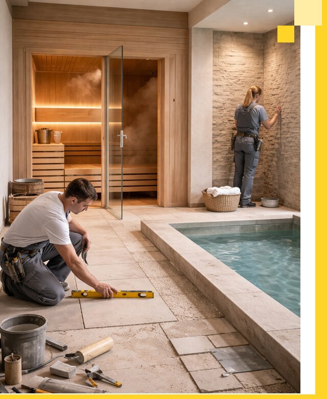 Комплексный дизайн и отделка интерьеров SPA под ключ в Каменске-Уральском